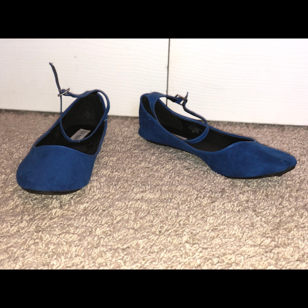 Blue Steve Madden Flats